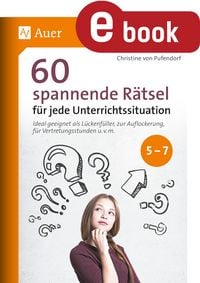 Produktbild: 60 spannende R&auml;tsel f&uuml;r jede Unterrichtssituation
