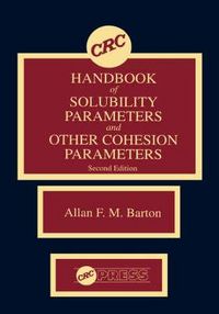 Produktbild: Barton, A: CRC Handbook of Solubility Parameters and Other C