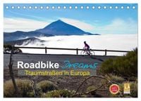 Produktbild: Roadbike Dreams. Traumstra&szlig;en in Europa (Tischkalender 2026 DIN A5 quer), CALVENDO Monatskalender