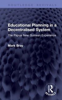Produktbild: Educational Planning in a Decentralised System