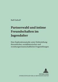 Produktbild: Partnerwahl und intime Freundschaften im Jugendalter