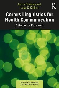 Produktbild: Corpus Linguistics for Health Communication