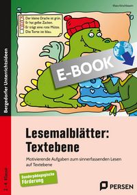Produktbild: Lesemalbl&auml;tter: Textebene