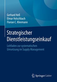 Produktbild: Strategischer Dienstleistungseinkauf