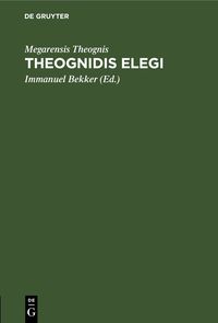Produktbild: Theognidis elegi