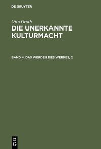 Produktbild: Das Werden des Werkes, 2
