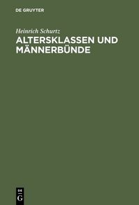 Produktbild: Altersklassen und M&auml;nnerb&uuml;nde