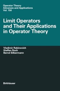 Produktbild: Limit Operators and Their Applications in Operator Theory