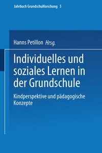 Produktbild: Individuelles und soziales Lernen in der Grundschule