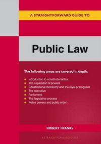 Produktbild: A Straightforward Guide to Public Law