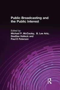 Produktbild: Public Broadcasting and the Public Interest