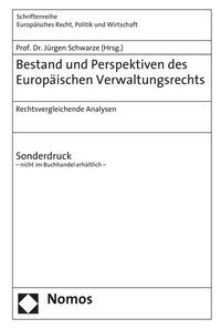 Produktbild: Bestand und Perspektiven des Europäischen Verwaltungsrechts