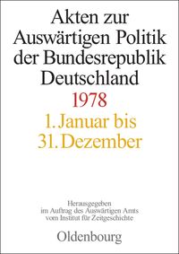 Produktbild: Akten zur Ausw&auml;rtigen Politik der Bundesrepublik Deutschland 1978