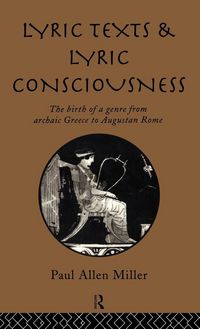 Produktbild: Lyric Texts and Lyric Consciousness