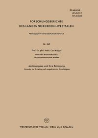 Produktbild: Motorabgase und ihre Reinigung