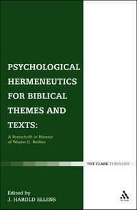 Produktbild: Psychological Hermeneutics for Biblical Themes and Texts