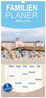 Produktbild: Familienplaner 2027 - Moin Juist mit 5 Spalten (Wandkalender, 21 x 45 cm) CALVENDO