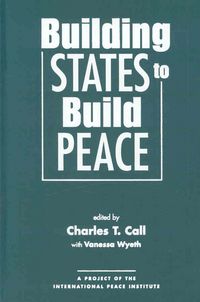 Produktbild: Building States to Build Peace