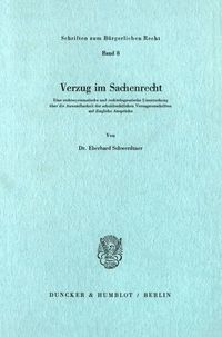 Produktbild: Verzug im Sachenrecht.