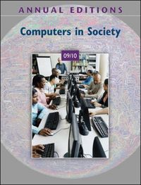 Produktbild: De Palma, P: Computers in Society 09/10