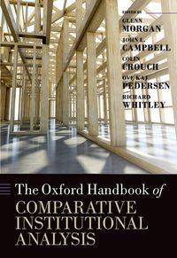 Produktbild: The Oxford Handbook of Comparative Institutional Analysis