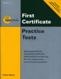 Produktbild: First certificate. Practice tests