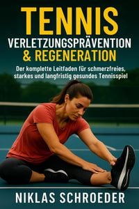 Produktbild: Tennis Verletzungspr&auml;vention & Regeneration: Der komplette Leitfaden f&uuml;r schmerzfreies, starkes und langfristig gesundes Tennisspiel