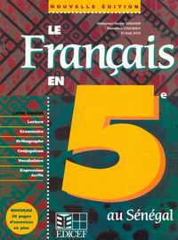 Produktbild: Le francais en 5e senegal eleve