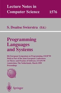 Produktbild: Programming Languages and Systems