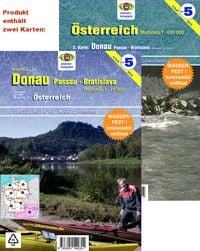 Produktbild: Wassersport-Wanderkarte &Ouml;sterreich