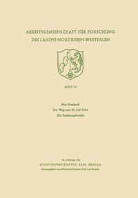 Produktbild: Der Weg zum 20. Juli 1944