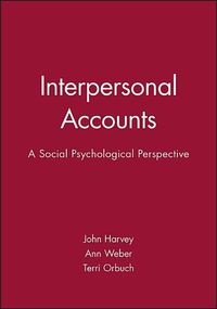 Produktbild: Harvey, J: Interpersonal Accounts