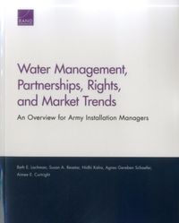 Produktbild: Water Management, Partnerships, Rights, and Market Trends