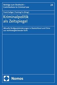 Produktbild: Kriminalpolitik als Zeitspiegel