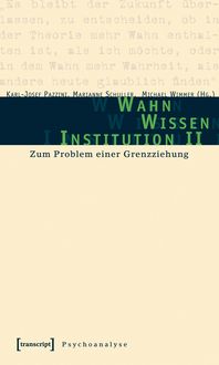 Produktbild: Wahn &ndash; Wissen &ndash; Institution II