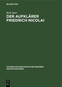 Produktbild: Der Aufkl&auml;rer Friedrich Nicolai