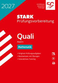 Produktbild: STARK Mathematik 9. Klasse - Quali Mittelschule 2027 Bayern - Pr&uuml;fungsvorbereitung