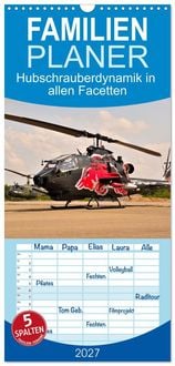 Produktbild: Familienplaner 2027 - Hubschrauberdynamik in allen Facetten mit 5 Spalten (Wandkalender, 21 x 45 cm) CALVENDO