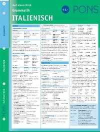Produktbild: PONS Grammatik auf einen Blick. Italienisch
