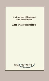 Produktbild: Liliencron, R: Zur Runenlehre