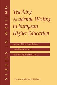 Produktbild: Teaching Academic Writing in European Higher Education