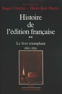 Produktbild: Histoire de l'&eacute;dition fran&ccedil;aise