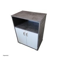 Produktbild: HTI-Living K&uuml;chenschrank Beton mit wei&szlig;en T&uuml;ren Blanca K&uuml;chenschrank Beton mit wei&szlig;en T&uuml;ren Blanca
