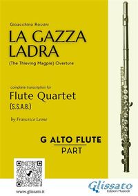 Produktbild: G Alto Flute part of "La Gazza Ladra" overture for Flute Quartet
