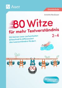 Produktbild: 80 Witze f&uuml;r mehr Textverst&auml;ndnis - Klasse 2-4