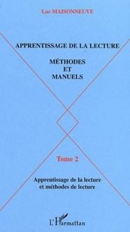 Produktbild: Apprentissage De La Lecture
