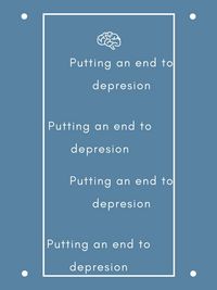 Produktbild: Putting an end to depresion