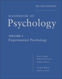 Produktbild: Handbook of Psychology, Experimental Psychology