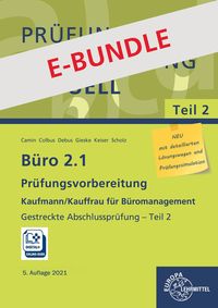 Produktbild: Bundle aus B&uuml;ro 2.1, Abschlusspr&uuml;fung Teil 2 und Pr&uuml;fungsdoc-Kurs