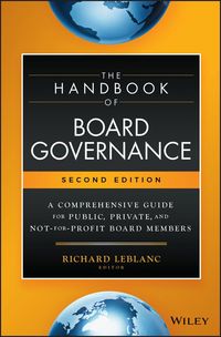 Produktbild: The Handbook of Board Governance